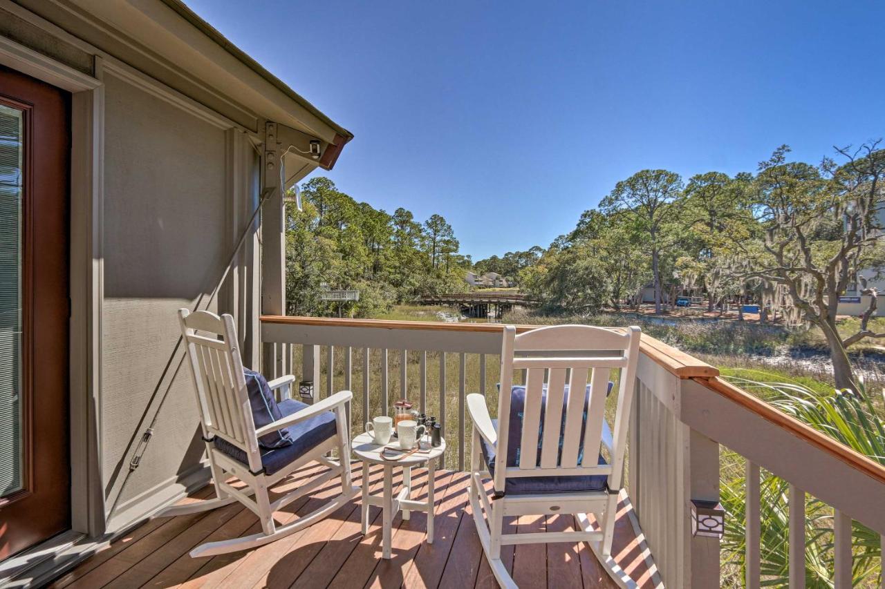 Airy Treehouse With Bikes Walk To Harbour Town! Villa Hilton Head Island Exteriör bild