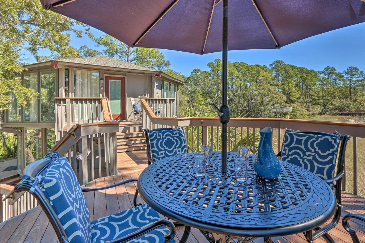 Airy Treehouse With Bikes Walk To Harbour Town! Villa Hilton Head Island Exteriör bild