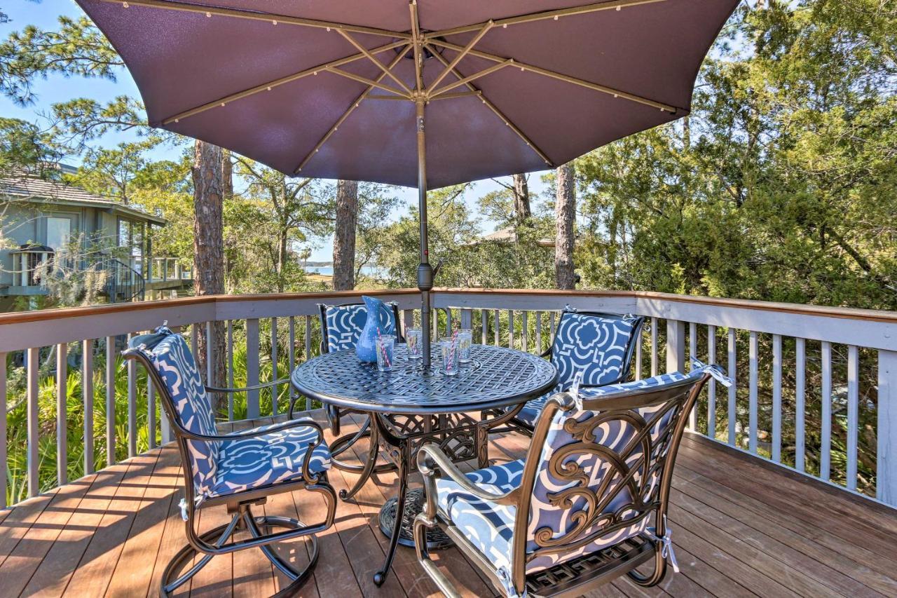 Airy Treehouse With Bikes Walk To Harbour Town! Villa Hilton Head Island Exteriör bild