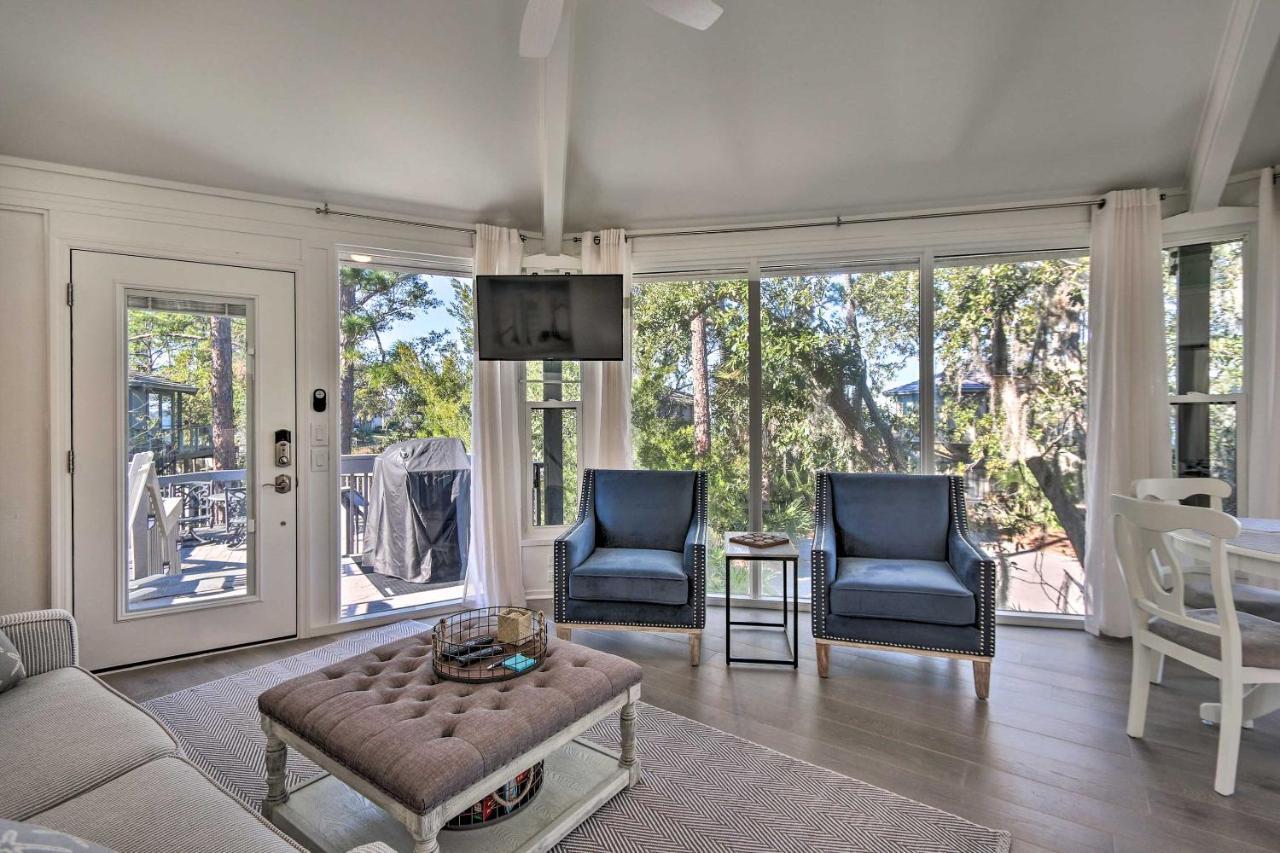 Airy Treehouse With Bikes Walk To Harbour Town! Villa Hilton Head Island Exteriör bild