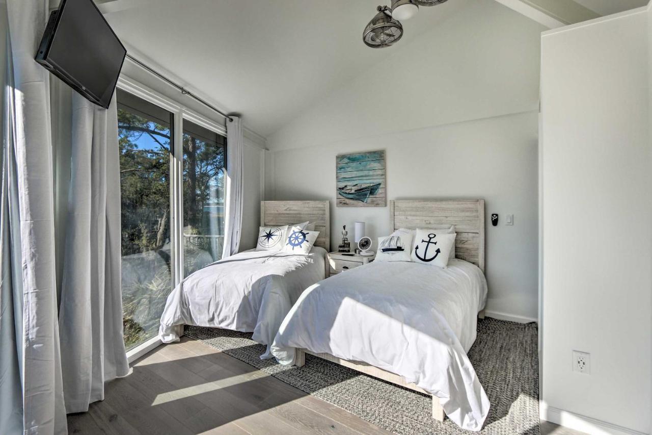Airy Treehouse With Bikes Walk To Harbour Town! Villa Hilton Head Island Exteriör bild