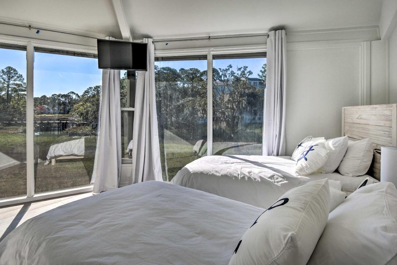 Airy Treehouse With Bikes Walk To Harbour Town! Villa Hilton Head Island Exteriör bild